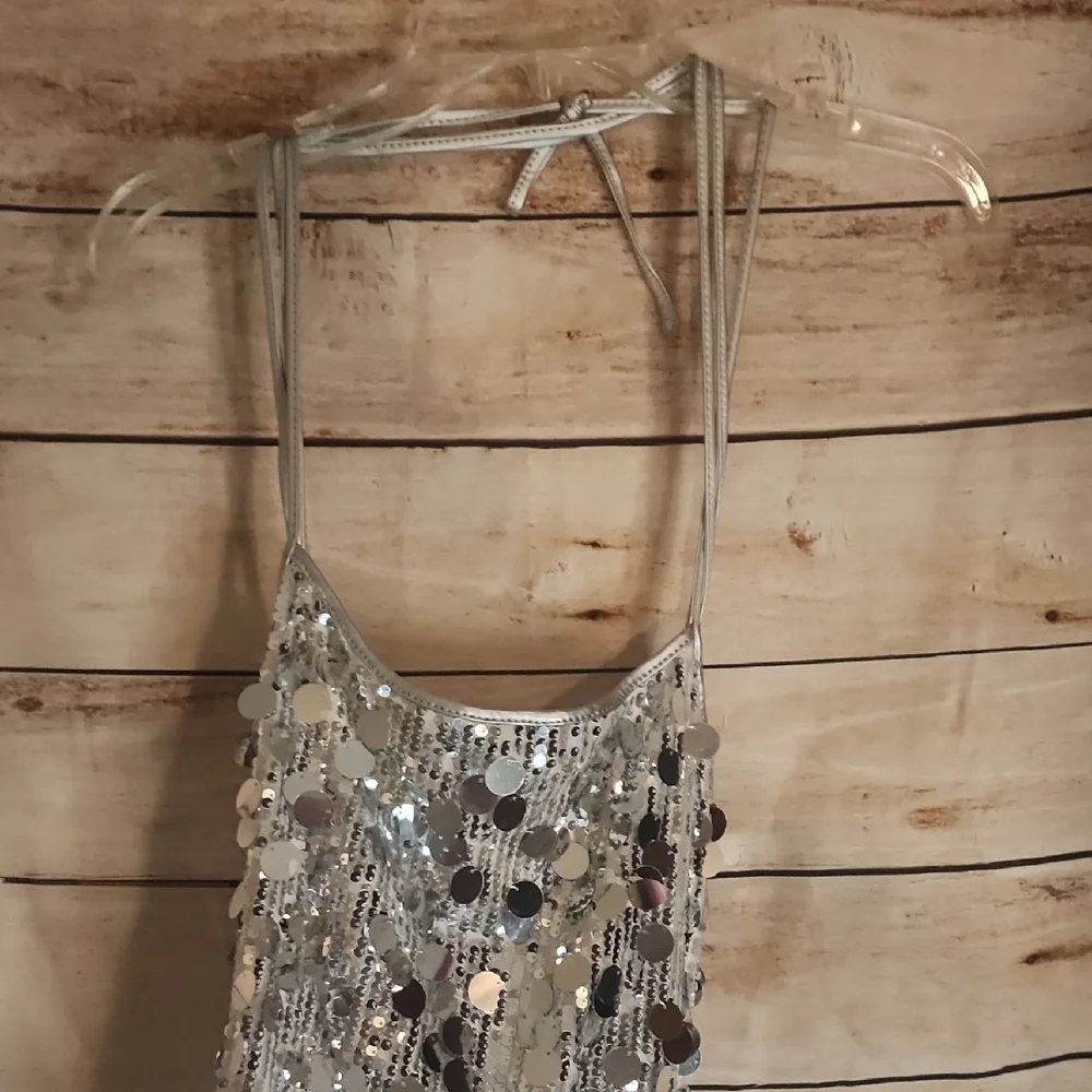 SHEIN Elegant Silver Fabric - Picture 4 of 4